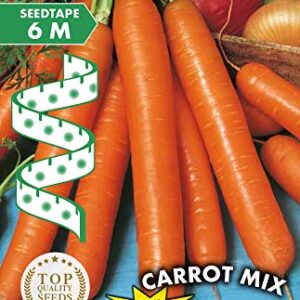 Germisem Carrot Mix Trio Zanahorias Semillas En Cinta De 6 M Ec9062 0